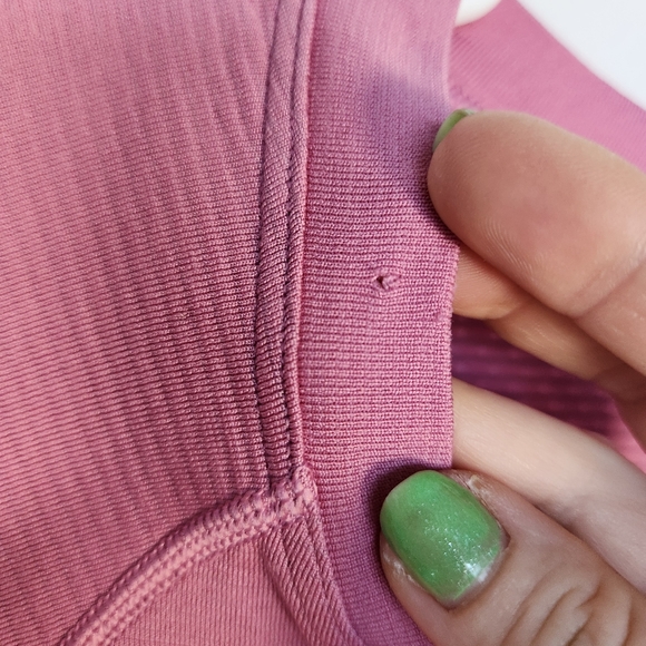 Lululemon Athletica Sport Swift Top 12 Pink Athlesure Activewear Running - Picture 3 of 6